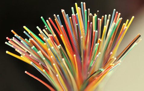 Fiber光纤网络电缆关闭沟通互联网未来图片