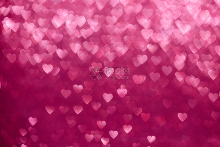 光之心的浪漫背景概念PinkSparklng抽象的粉色奢华图片
