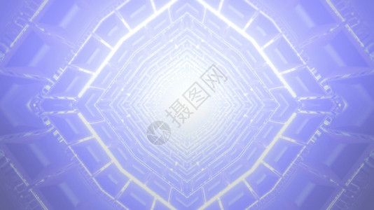 超亮led灯氖扩散3d插图抽象视觉幻背景无休止的暴风雨形成隧道有发光洞和亮紫照射色探空隧道3d插图紫色的设计图片