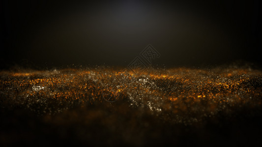 数字的灰尘粒子闪亮黑色背景3D投影声响亮活力泰国设计图片
