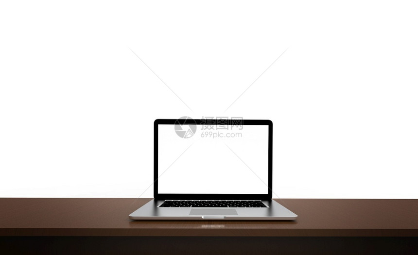 网络在白色背景上隔离的现代笔记本电脑3D说明药片便携的图片