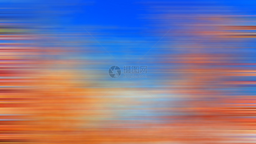 污垢模糊的蓝橙色抽象运动中的颜色彩背景橙和蓝抽象背景模糊的蓝橙色抽象彩背景未来派绘画图片