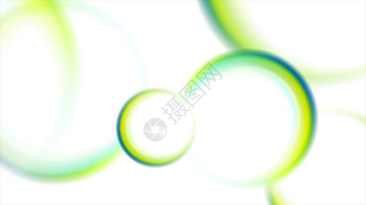 光栅色彩多的平滑圆圈抽象背景曲线散图片