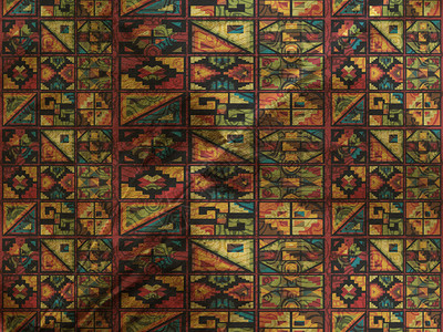 插图编织墙纸古时Inka艺术鬼背面图片