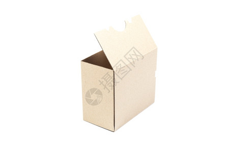 白色背景形矩纸框上的白色背景棕纸盒可以很容易地安装白色的运输正方形图片