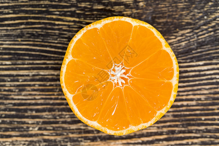 橘子水果的紧闭割断了橙子结构一号板骨切断了橙子结构锯抽象的装饰图片