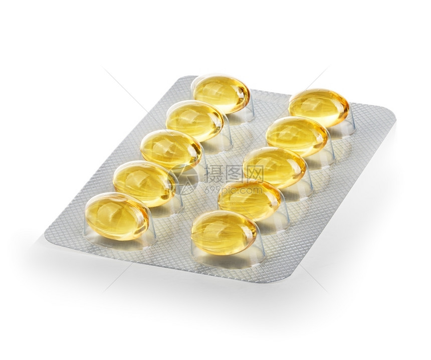 黄色胶囊药品图片