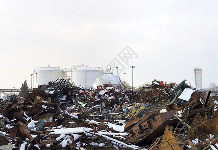 材料浪费回收设施中的金属和家用垃圾处理厂行业图片
