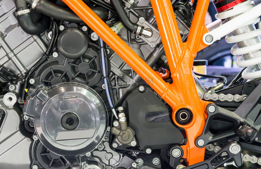 工程新摩托车的现代发动机最新引擎原型柴油机图片