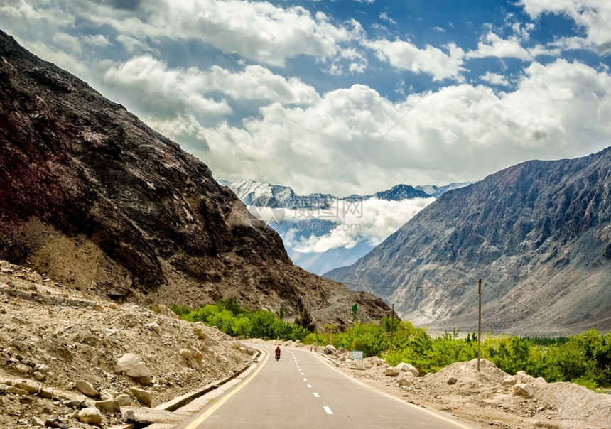 景观户外巴基斯坦卡拉科鲁姆公路风景图片