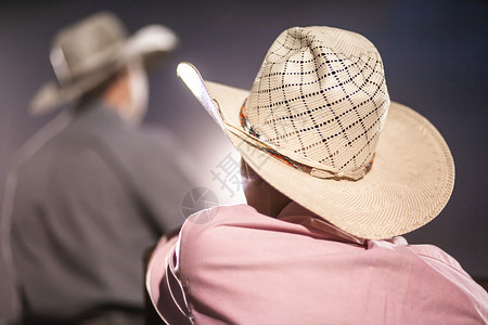 蒙大拿罗德奥的帽子和西服装牛仔背面人类衣服戏图片