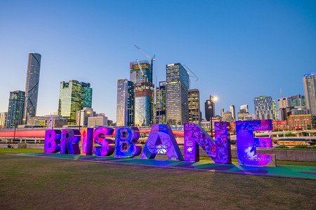 夏天澳大利亚布里斯班2019年5月21日布里斯班在澳大利亚黄昏时分在南岸举行G20文化庆祝活动商业旅行背景图片