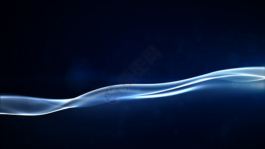 粒子漩涡动画圆圈循环粒子蓝色纹理微和光抽象背景背景