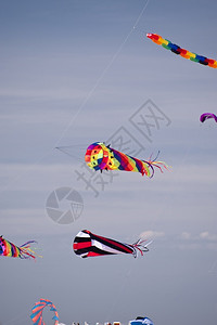 圣彼得德国的风筝节有明亮的石勒苏益格荷尔斯泰因图片