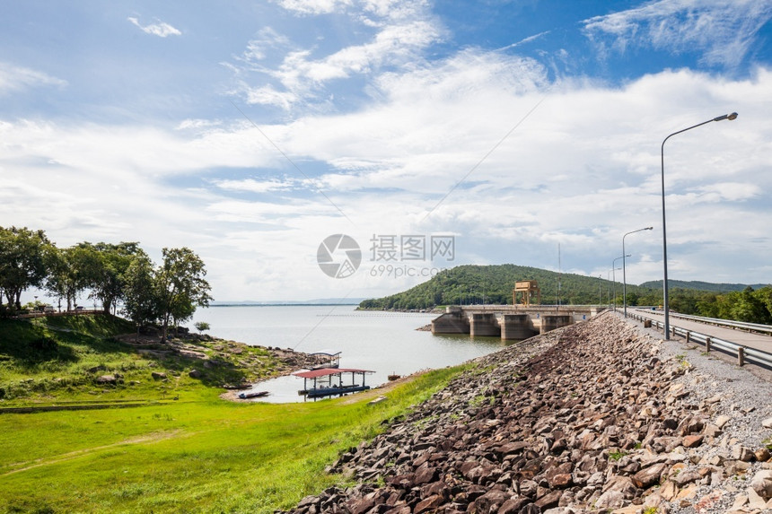 河可持续的泰国大坝墙行业图片