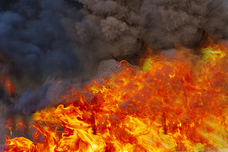 抽象的危险燃烧轮胎红色热火花的图片
