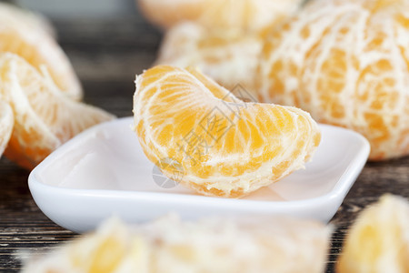 花瓣剪下剥皮曼达林和切片柠檬水果汁橘子柑色橙卫生保健图片