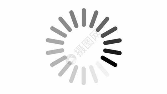 预加载器在白色背景动画上加载圆形图标用Alpha频道加载白背景动画圆圈色的指示设计图片