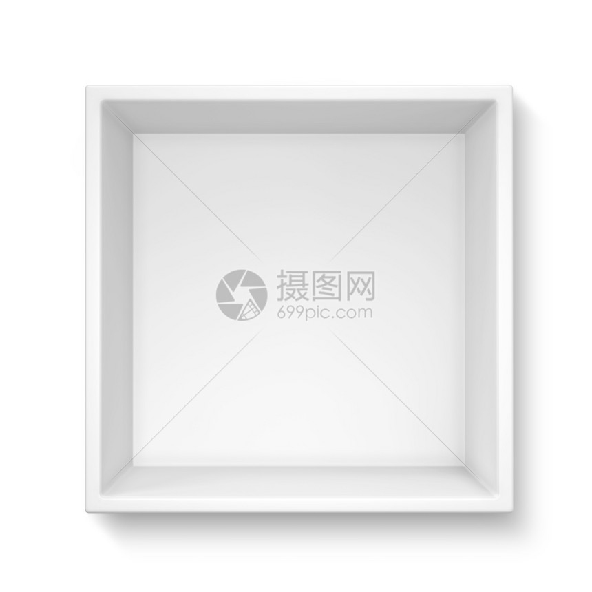 丝带在白色背景上孤立的礼品盒3d插图包裹情人节图片