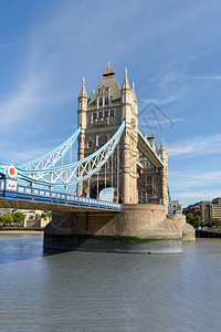 地标首都欧洲著名的塔桥在泰晤士河上空的景象伦敦英国和图片
