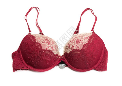 红色胸罩大小80B欲望尺寸浪漫蕾丝高清图片素材