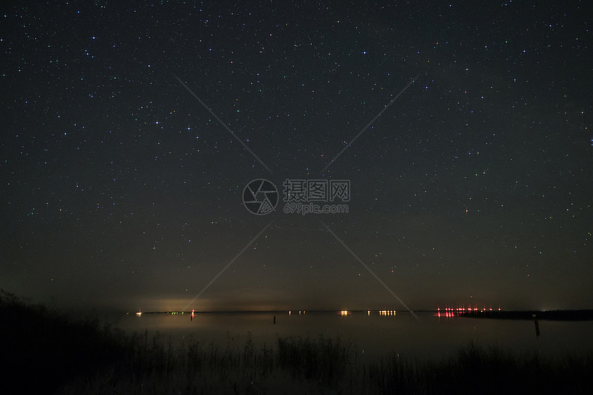 天文照片科学摄影德国菲施兰上空的夜图片