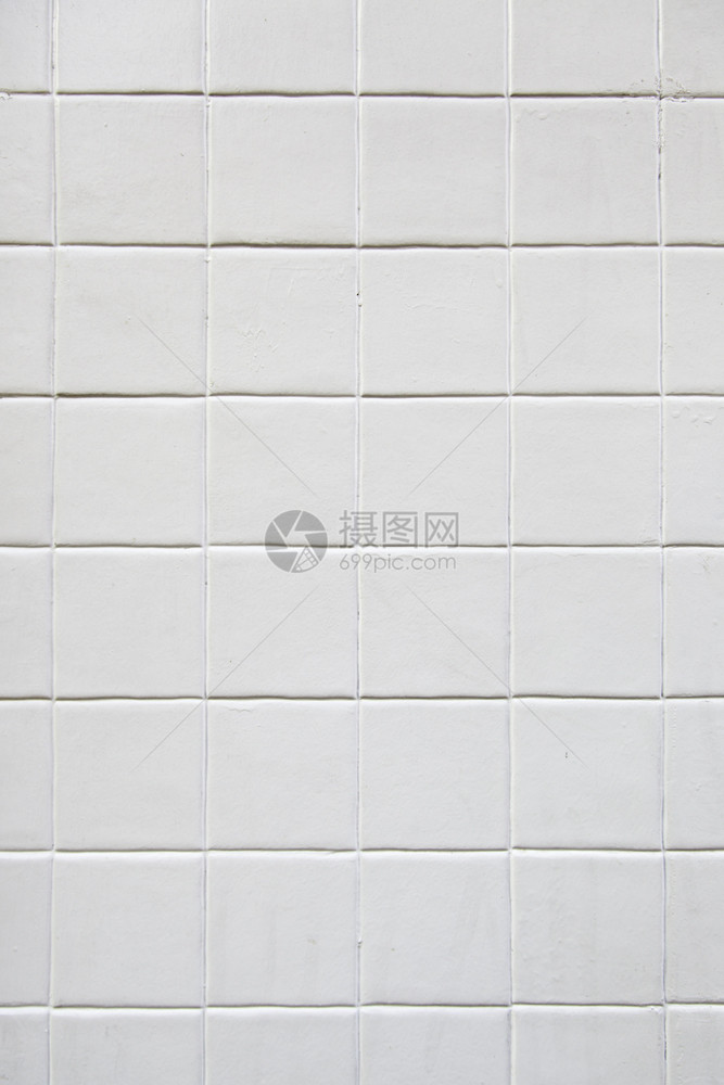 光滑的白瓷砖背景瓦板墙的细层带纹理节的背景白色建造图片