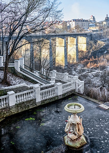 卡米亚涅茨波多利斯基寒冷的欧洲高清图片