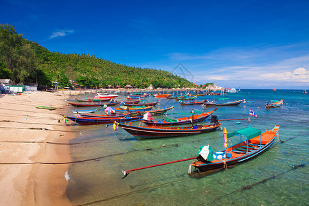 Fishermenrsquos村位于泰国海岸景观房屋家图片