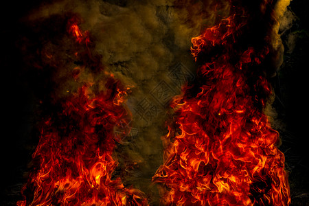 燃烧轮胎红色热火花柴质地热图片