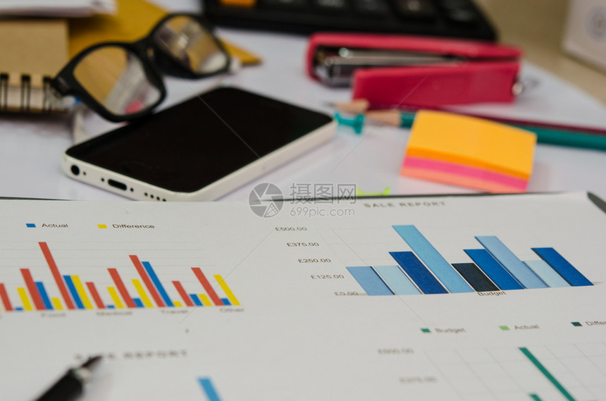 分析的商业金融会计统和分析研究概念商业金融统计数据目的图片