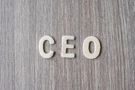 使命陈述CEO木字母的CEO单词价值观背景图片
