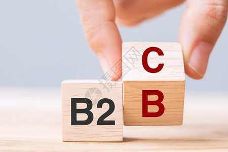 企业销售将木制板块从B2C改为BBE商业营销和战略概念网络图片