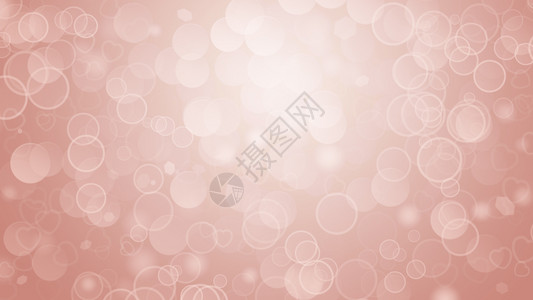 乖乖女景甜玫瑰金心形状抽象bokeh背景wtih华伦人节发光纹理散景优雅的二月设计图片