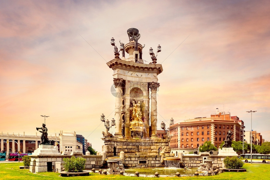 旅行展览西班牙语PlacaDeEspanya广场图象图片