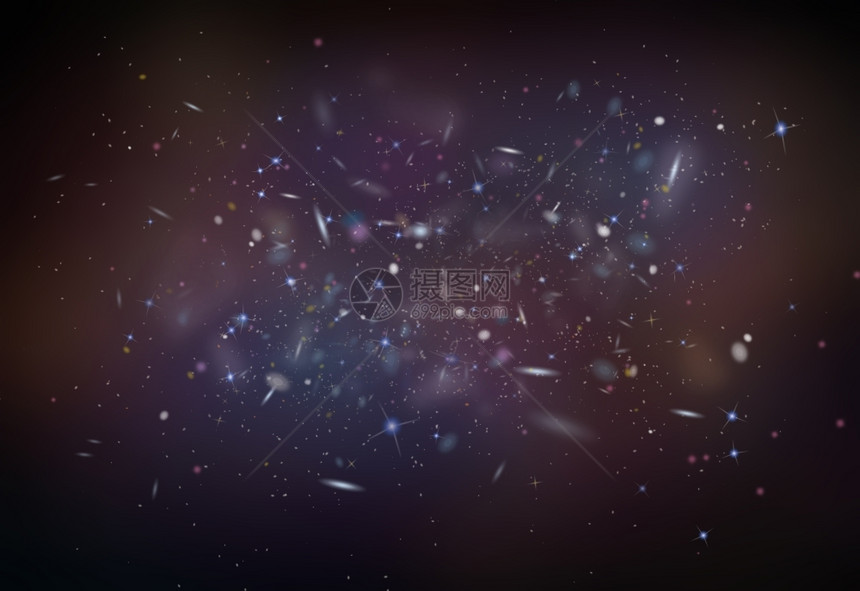 科学说明用深色描述天银星系概念的插图等离子体天文学图片