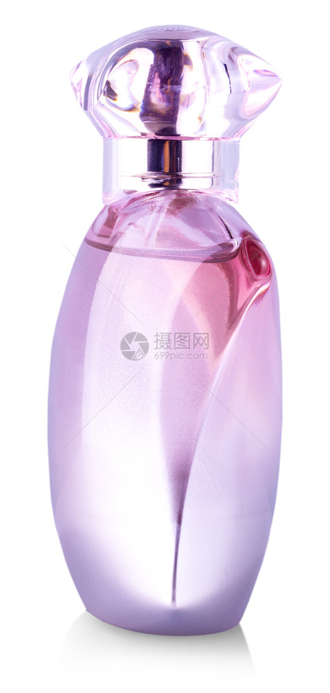 卫生女白上妇香水的玻璃瓶闻图片