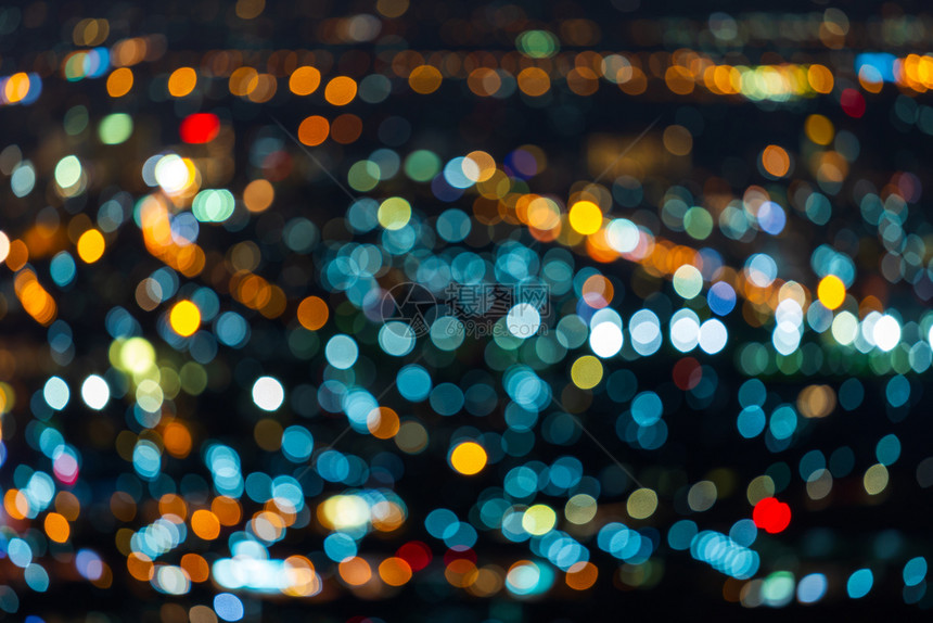 新的城市夜间背景摘要简讯周知bokeh抽象的灯泡图片