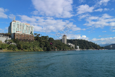 自然南图市日月湖风景美丽高山月亮场图片