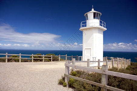 奥特韦灯塔土地导航OtwayLighthouse角俯视澳大利亚维多的海洋希望背景