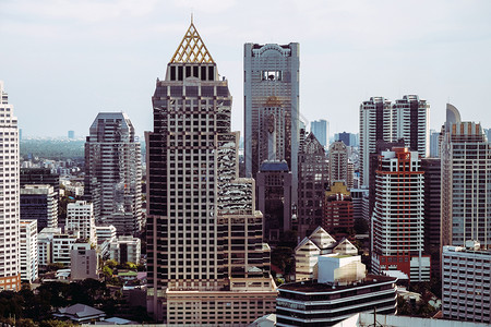 镇都会住宅曼谷市地貌景观Thailand图片
