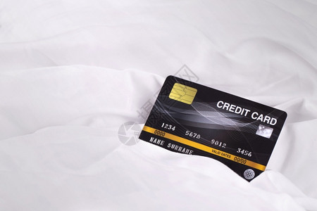 在线的白布纹理背景信用卡商业购物在线支付概念网上款购买电子的互联网图片