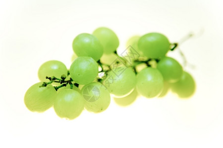 一串绿葡萄成熟色烹饪背景图片