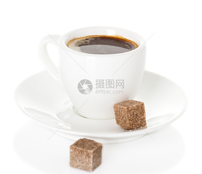 休息碟子白色的背景咖啡茶杯图片