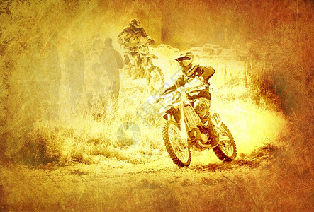 颜色运动Grunge地球背景所强加的越野摩托车赛超级强的艺术图像朴实背景图片