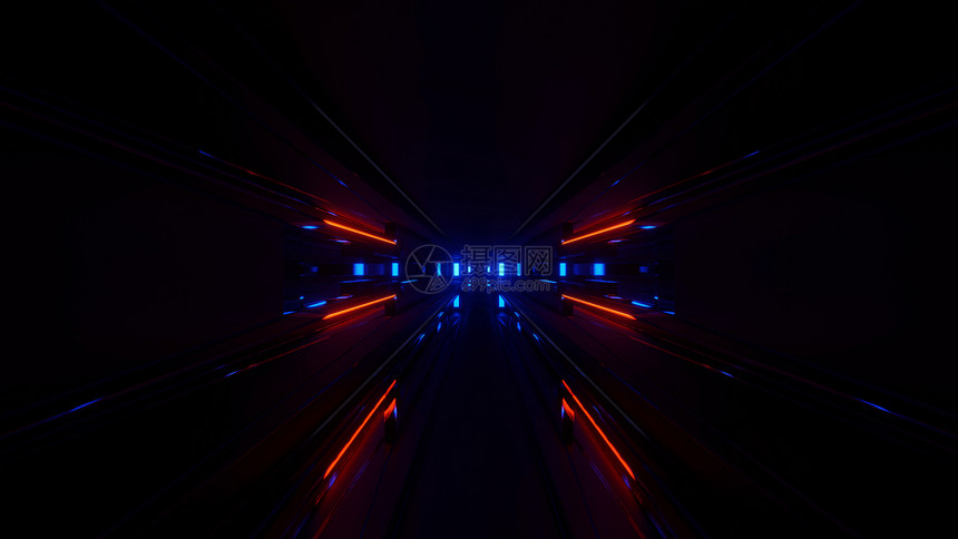 展示黑暗冒险卢明铁路门户4kuhd3d插图背景现代长距离激光射程插图背景技术黑暗的图片