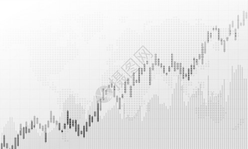 股票市场投资交易布利什点图形矢量设计比莱什点趋势的蜡烛棒图表钱交换酒吧信息高清图片素材