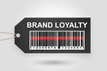 商业的洞察力顾客带有条码和灰度梯背景的品牌忠诚价格标签注册高清图片素材
