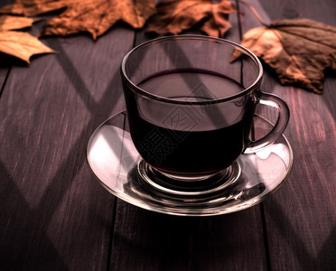 秋冬热饮咖啡图片