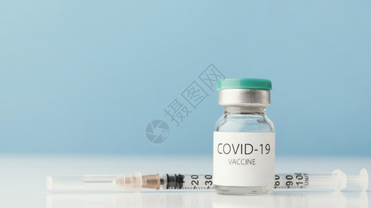 临床与冠状疫苗瓶的安排大流行防御图片